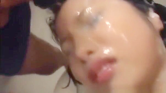 Sizzling Japanese Orgy Ends With A Steamy Bukkake Facial Feast