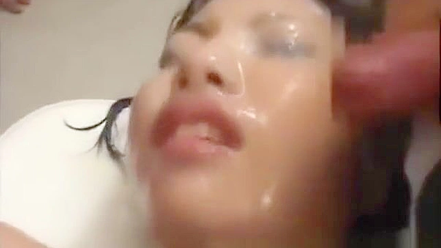 Sizzling Japanese Orgy Ends With A Steamy Bukkake Facial Feast