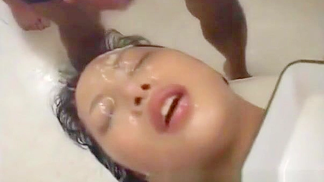 Sizzling Japanese Orgy Ends With A Steamy Bukkake Facial Feast