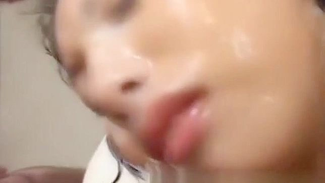 Sizzling Japanese Orgy Ends With A Steamy Bukkake Facial Feast