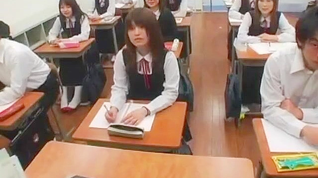 Japanese Class Star Engages In Steamy Gokkun Experience