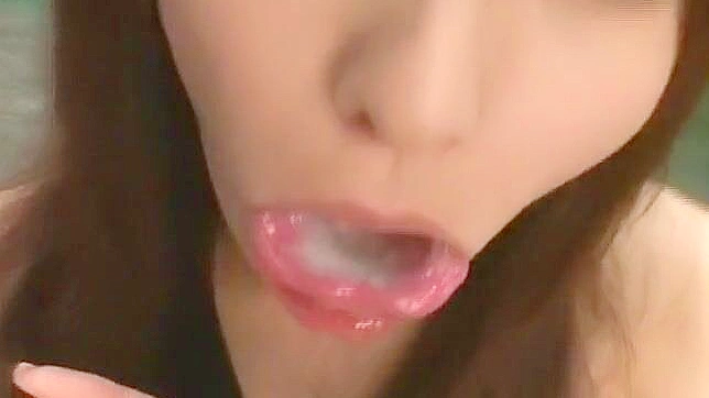 Exotic Japanese Goddess An Nanba Takes Loads & Swallows Deeply