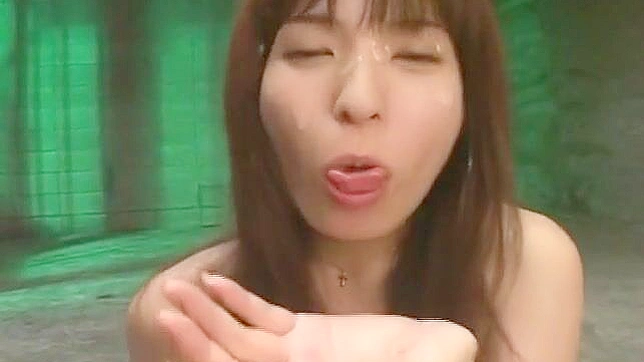 Exotic Japanese Goddess An Nanba Takes Loads & Swallows Deeply