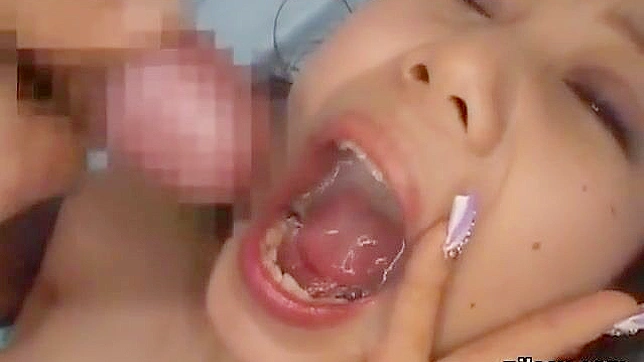 Japanese Kitten Gets Cozy & Spoiled By Sticky Cum Showering