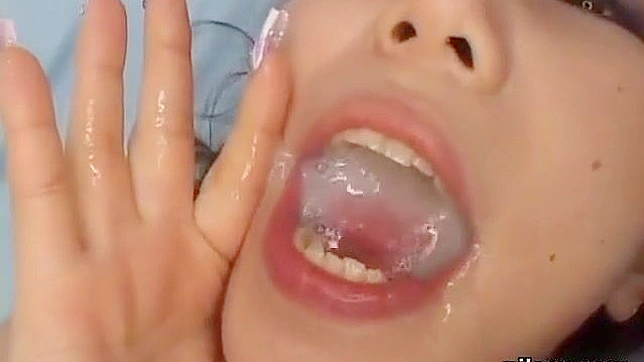 Japanese Kitten Gets Cozy & Spoiled By Sticky Cum Showering