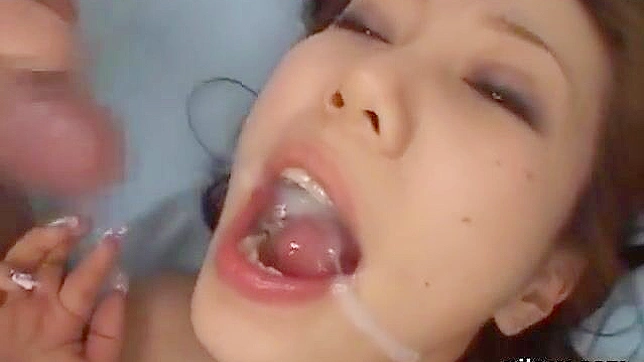 Japanese Kitten Gets Cozy & Spoiled By Sticky Cum Showering