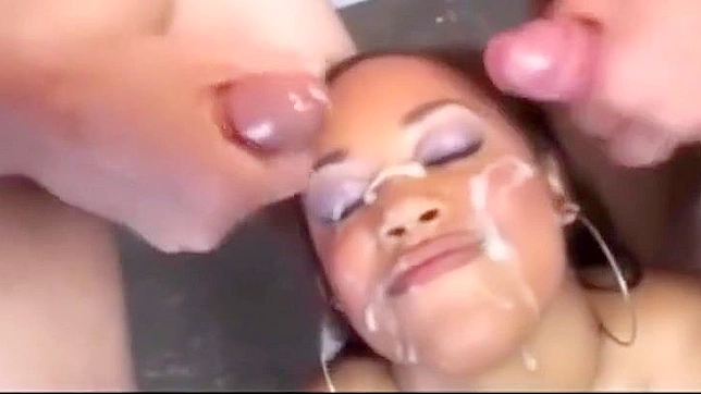 Hot Jav Model Gets Loaded With Cum In Bukkake Orgy