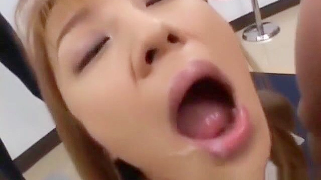 Naughty Jav Cutie Takes Loads In Her Hot Mouth & Pussy!