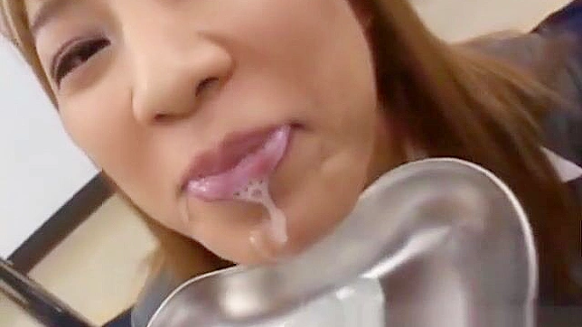 Naughty Jav Cutie Takes Loads In Her Hot Mouth & Pussy!