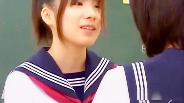 Two Hot Teen 18+ Students Kiss & Fondle in Secret Classroom Hookup