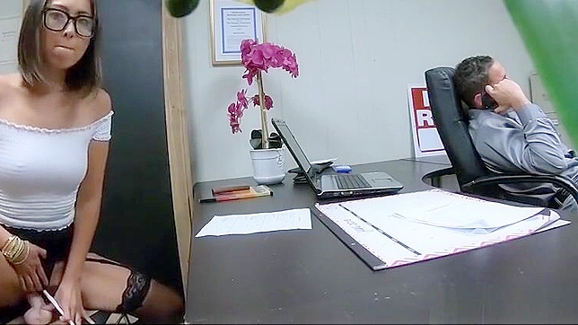 Saucy Office Playtime - Hot Chinese Chick Seduces The New Boss