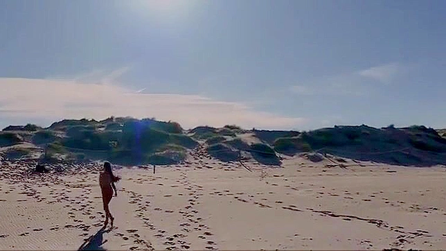 Sensual Japanese Girl 18+ Enjoys Outdoor Coastal Pleasures Deeply