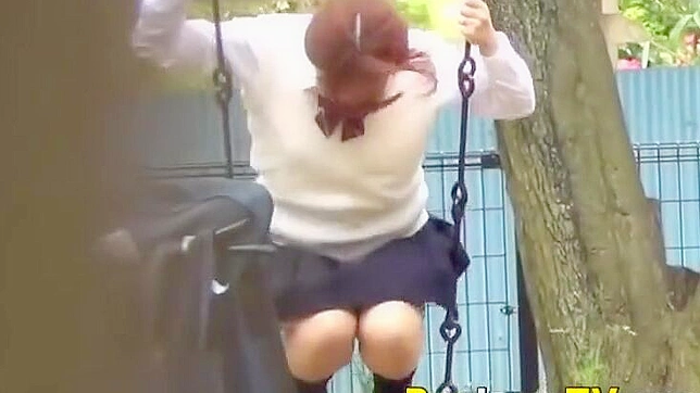 Asia Cutie Shows Her Soaked Panties In Sexy Public Tease Showdown