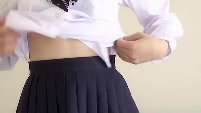Hot Japanese Star Sora Reveals Panties In Erotic Bed Showdown