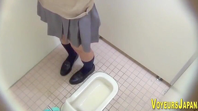 Horny Japanese Milf Captivates By Peeing On-Camera Seductively