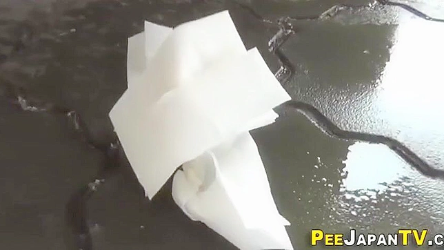 Excited Japanese Teen 18+ Engages in Explicit Pee Play Fun