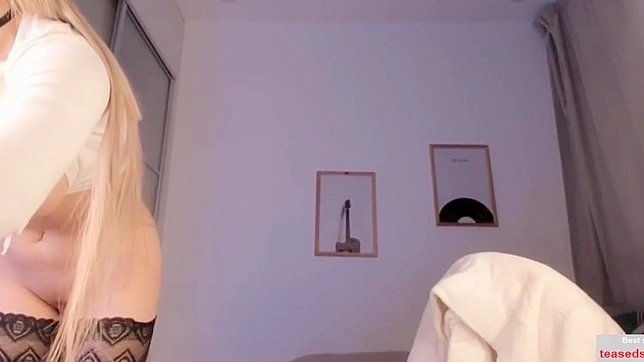 Luscious Japanese Blonde Squirts Hard During Sex Fest
