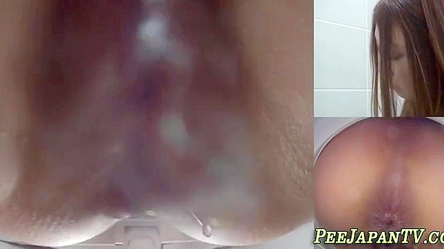 Alluring Japanese Coed Pees Hotly, Perfect Urination Scene