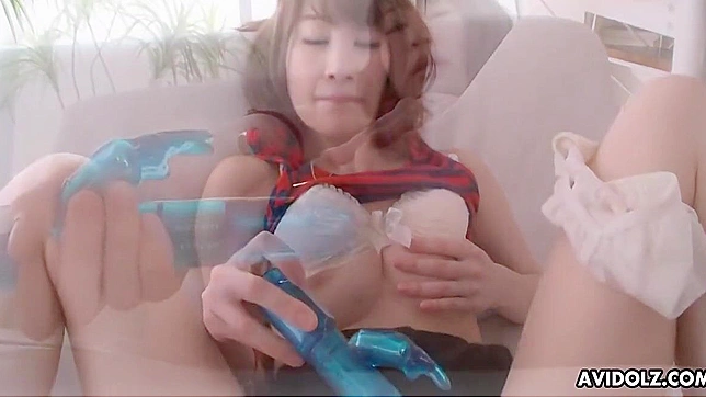 Sizzling Japanese Bombshell Rides Vibrator For Mindblowing Orgasms