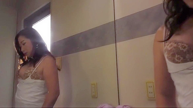 Sultry Japanese In-Law Tempts You With Her Erotic Masturbation Show