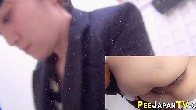 Caught Japanese Beauties Peeing Together ~ Explicit Peeing Showdown