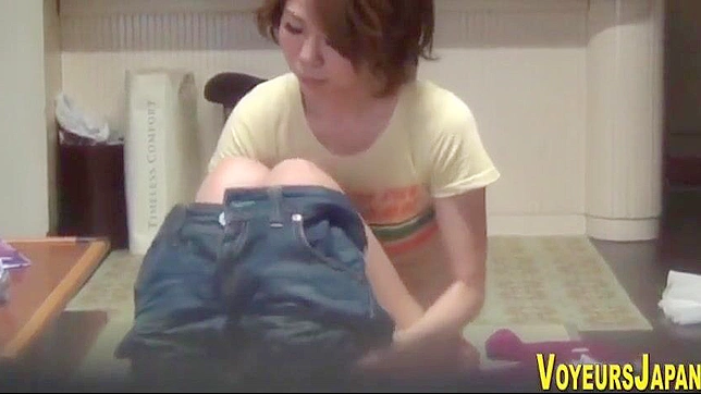 Seductive Japanese Goddess Teasing Her Lush Pussy