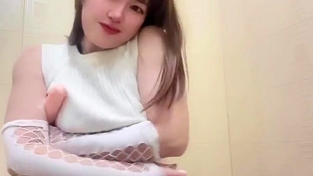 Japanese Woman In Seductive Lingerie Teases With Her Sultry Armpits
