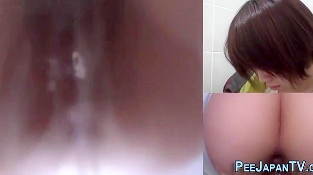 Sexy Japanese Milf Pleasures Her Lover While Peeing