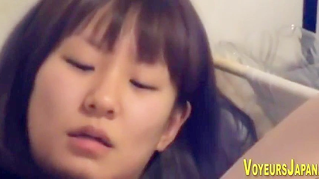 Seductive Petite Asian Teases Her Wet Muff Wildly