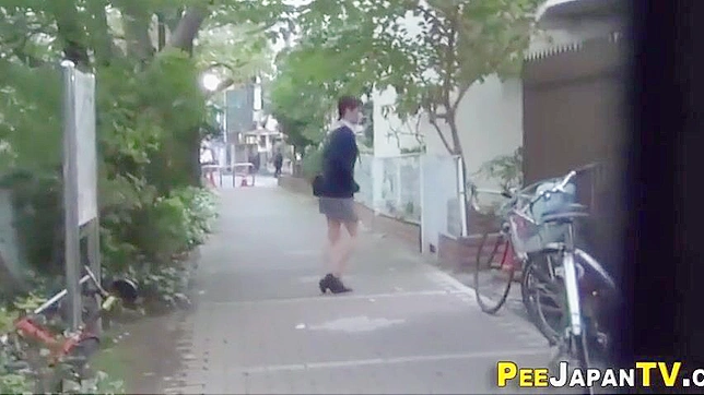 Publicly Peeing Japanese Beauty Thrills Viewers With Exposure
