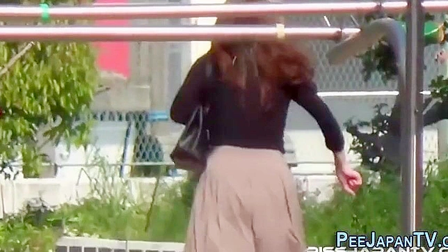 Hot Japanese Teens 18+  Wetting Themselves Outdoors Explicitly