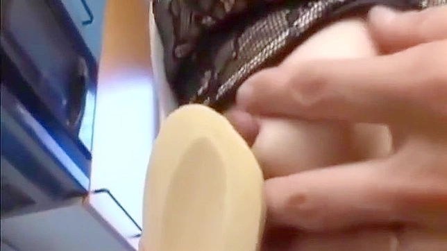 Japanes Babe Fetishizes Kitchenware For Hot Nipple Play Fun