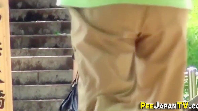 Hot Japanese Star Wetting Her Pants Seductively On-Cam