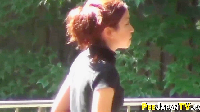 Hot Japanese Star Wetting Her Pants Seductively On-Cam