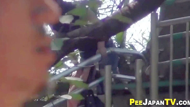 Hot Japanese Star Wetting Her Pants Seductively On-Cam