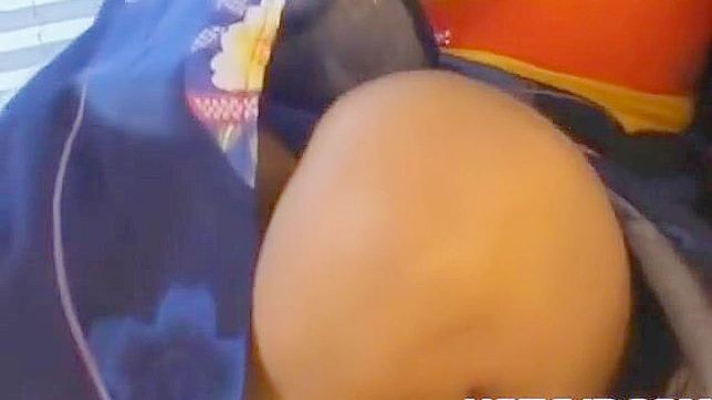 Arika Takarano Plays Daredevil Dildo Games Under Kimono Cloth