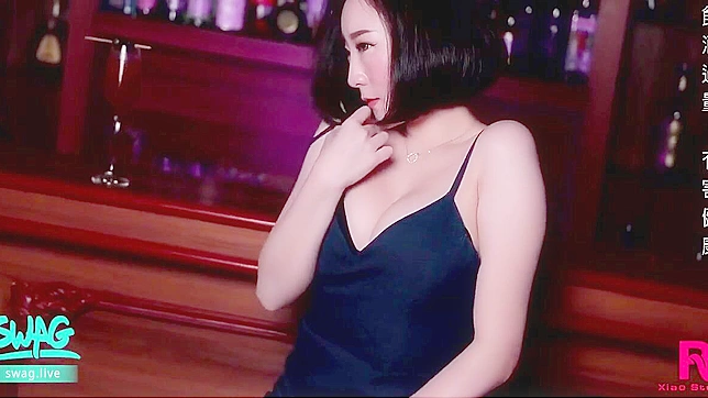 Sizzling Japanese Beauty Takes It Off In Busty Bar Scene Delight