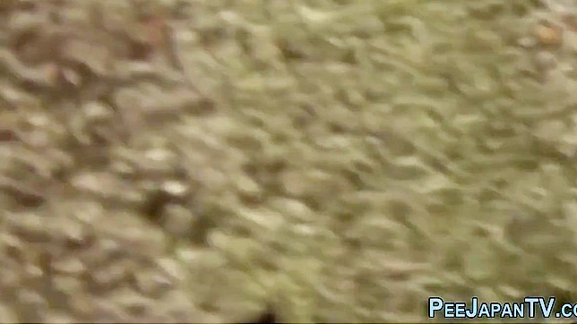 Heeled Asian Tempts With Seductive Urination Showdown