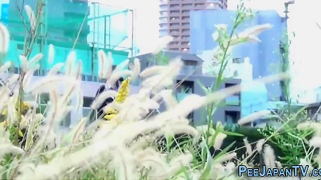 Heeled Asian Tempts With Seductive Urination Showdown