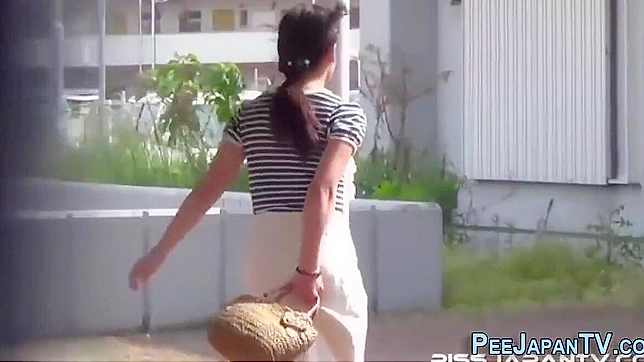 Caught Japanese Beauty Peeing Wet & Wildly Fucked Raw