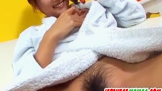 Seductive Japanese Beauty Explores Pleasure Solo With Giant Toy Vibes