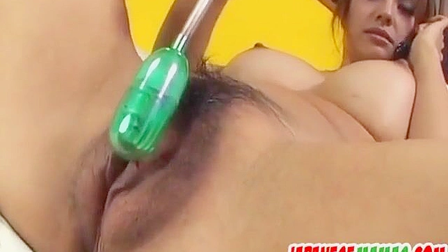 Seductive Japanese Beauty Explores Pleasure Solo With Giant Toy Vibes