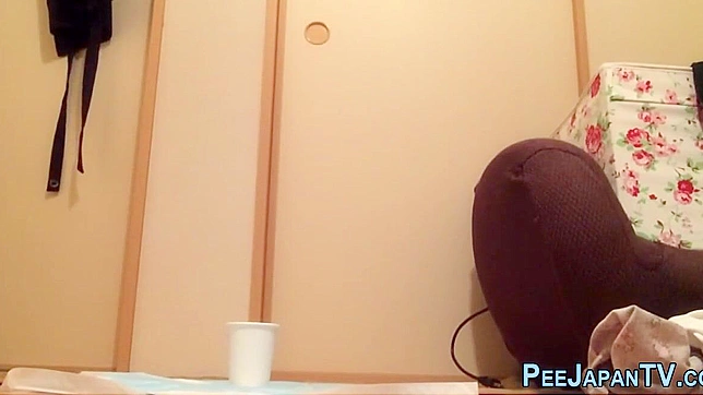 Captivated Japanese Teen 18+'s Mesmerizing Public Pee Show