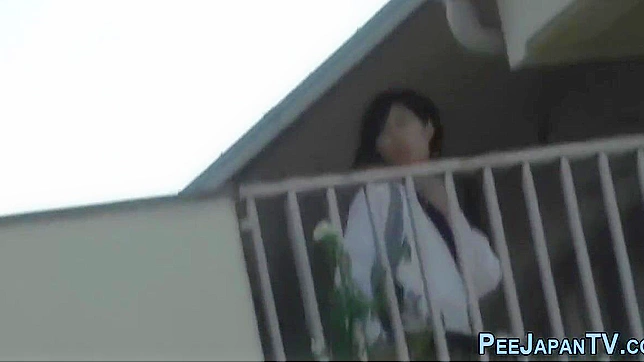 Publicly Exposed Japanese Beauty Pees Uncontrollably Live On-Camera