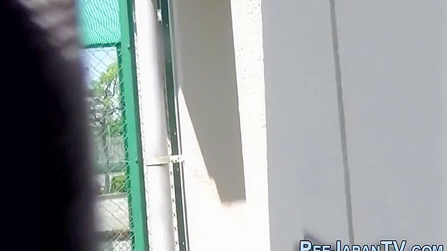 Lustful Japanese Babe Gets Soaked In Public Urine Fantasy