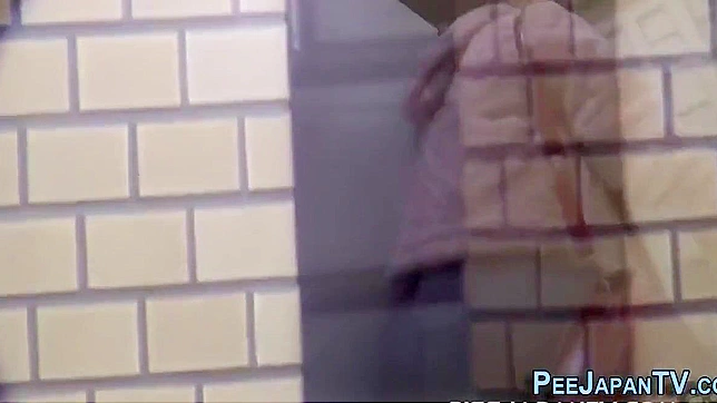 Excited Japanese Doll Peeing In Public For Thrills & Fun