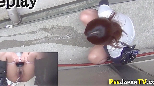 Japan's Hottest Beauty Squirts Delightfully While Peeing Live