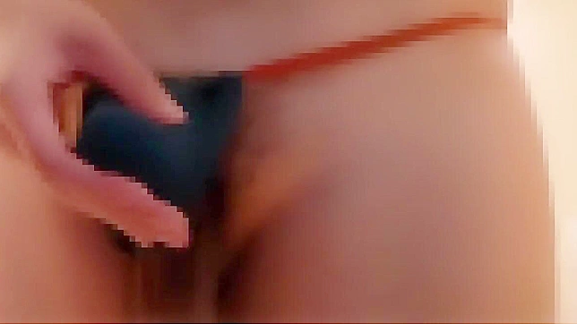 Teasing Japanese Cutie In Snug Jeans Shows Off Her Tasty Tits