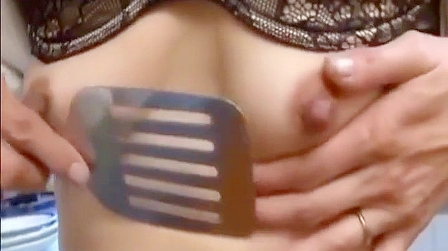 Seductive Tease With Utensil Stimulation For Ultimate Pleasure