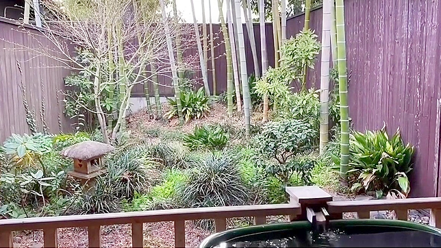 Enchanting Japanese Babes Enjoy Steamy Bamboo Baths Together